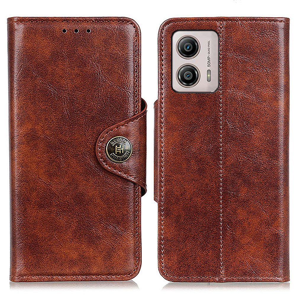 KHAZHEN For Motorola Moto G53 5G G13 4G G23 4G Cell Phone Wallet Cover Textured PU Leather Phone Stand Case KHAZHEN For Motorola Moto G53 5G G13 4G G23 4G Cell Phone Wallet Cover Textured PU Leather Phone Stand Case